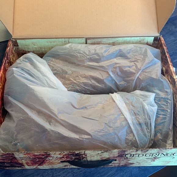 Old Gringo Brass/ Aqua Cowgirl boots - Picture 4 of 5